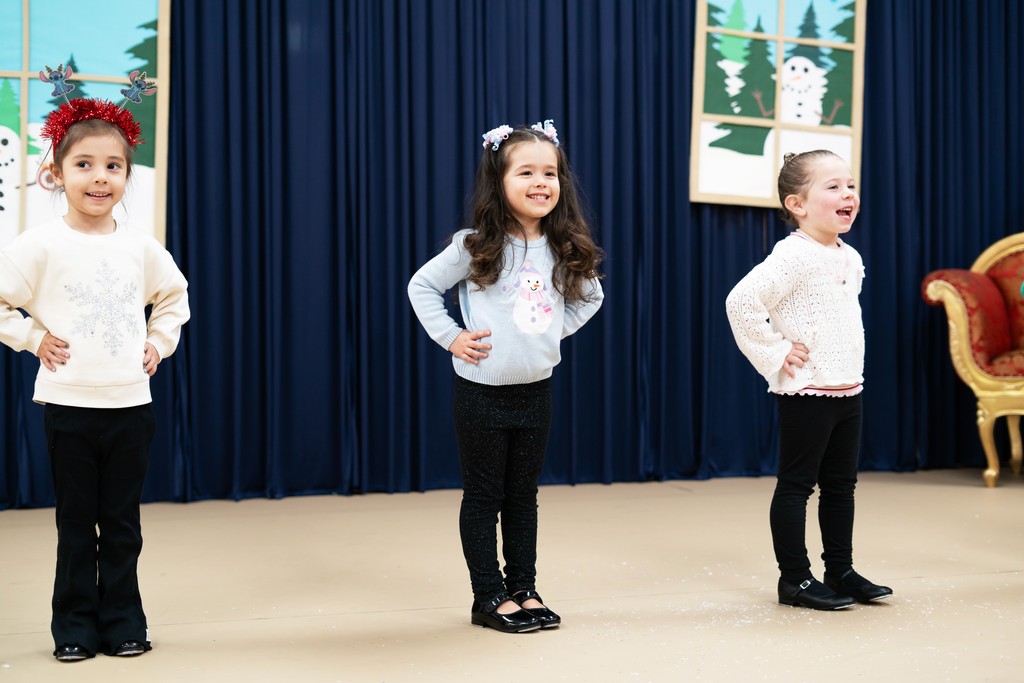 Young dancers in a B3 Dance class